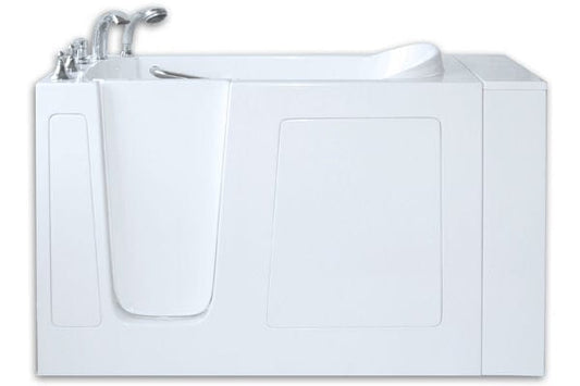 Front View of Avora Bath Dual Jetted Walk In Tub 3052 in White